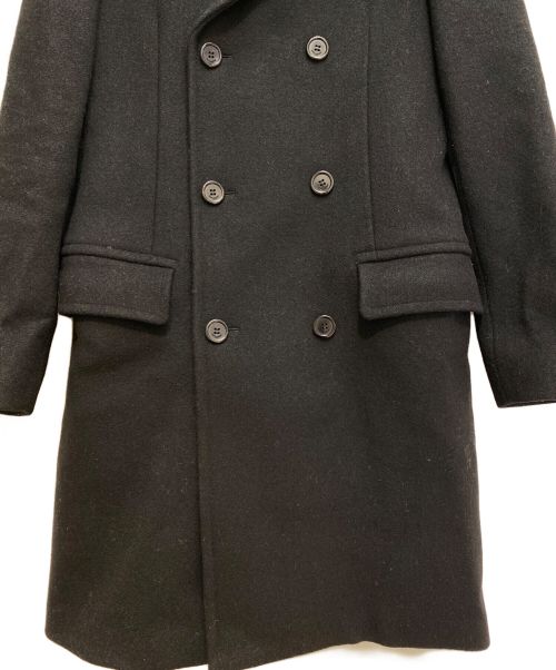 Saint Laurent Paris（サンローランパリ）Saint Laurent Paris (サンローランパリ) Wool Chester Coat (ウールチェスターコート) ブラック サイズ:46の古着・服飾アイテム