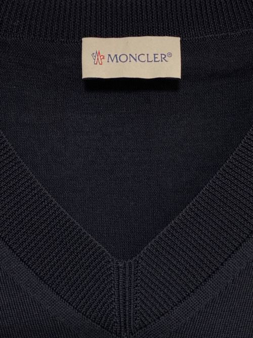 MONCLER（モンクレール）MONCLER (モンクレール) ニット ネイビー サイズ:Sの古着・服飾アイテム