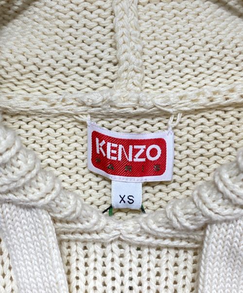 KENZO（ケンゾー）KENZO (ケンゾー) VERDY (ヴェルディ) フーディー アイボリー サイズ:XSの古着・服飾アイテム