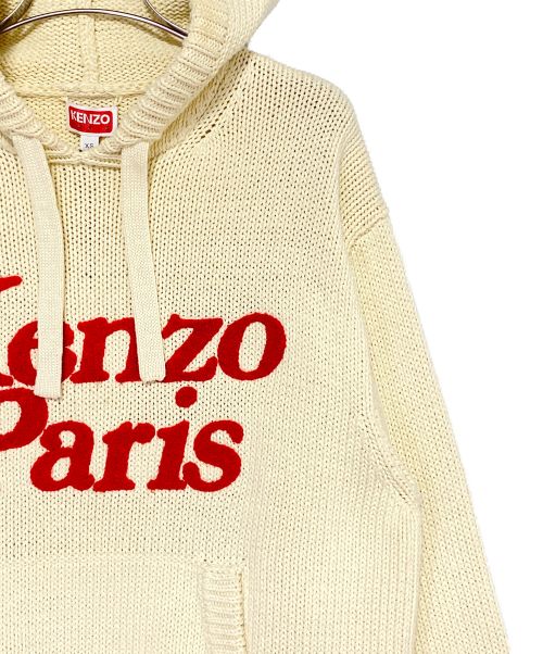 KENZO（ケンゾー）KENZO (ケンゾー) VERDY (ヴェルディ) フーディー アイボリー サイズ:XSの古着・服飾アイテム