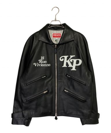 ケンゾー KENZO ジャケット 茶黒赤系 ベロア調 ヴィンテージ 38 中古・古着通販】KENZO (ケンゾー) レオパードジャケット ブラウン