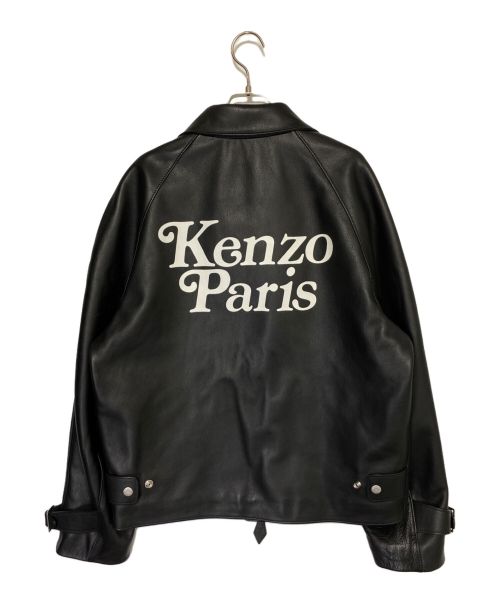 KENZO（ケンゾー）KENZO (ケンゾー) VERDY (ヴェルディ) MOTORCYCLE JKT ブラック サイズ:M 未使用品の古着・服飾アイテム