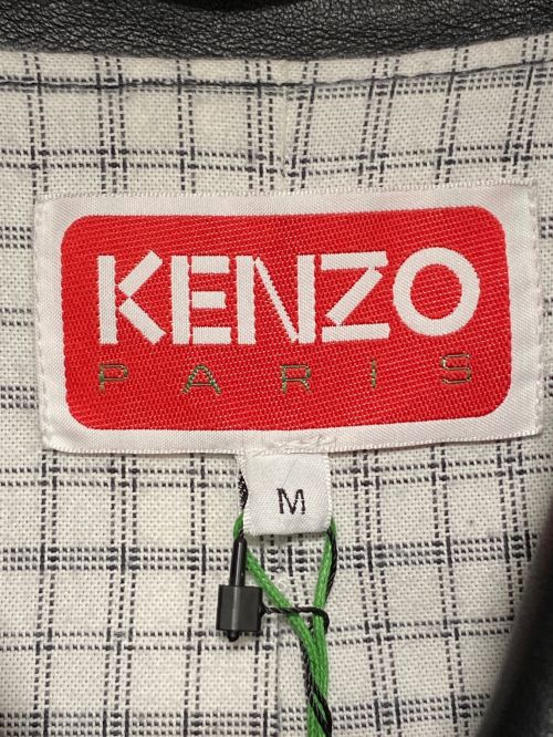 KENZO（ケンゾー）KENZO (ケンゾー) VERDY (ヴェルディ) MOTORCYCLE JKT ブラック サイズ:M 未使用品の古着・服飾アイテム