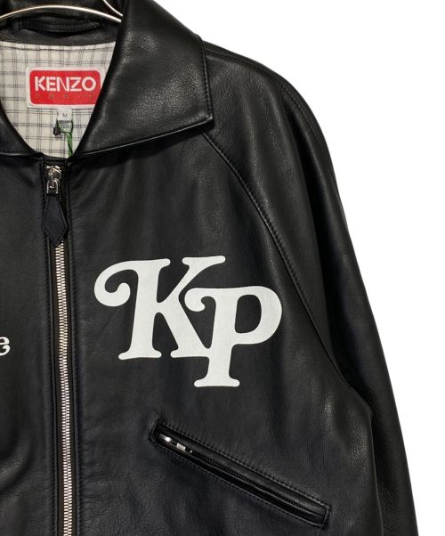 KENZO（ケンゾー）KENZO (ケンゾー) VERDY (ヴェルディ) MOTORCYCLE JKT ブラック サイズ:M 未使用品の古着・服飾アイテム