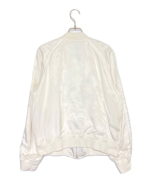 noir kei ninomiya（ノワール ケイ ニノミヤ）noir kei ninomiya (ノワール ケイ ニノミヤ) スカジャン ホワイト サイズ:Mの古着・服飾アイテム