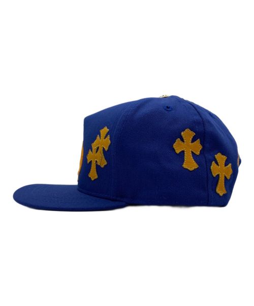 CHROME HEARTS（クロムハーツ）CHROME HEARTS (クロムハーツ) セメタリークロスパッチ トラッカーキャップ ブルー サイズ:53-60の古着・服飾アイテム