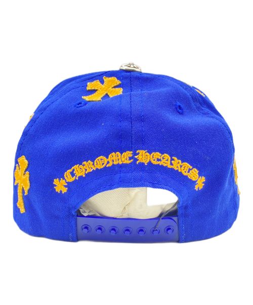 CHROME HEARTS（クロムハーツ）CHROME HEARTS (クロムハーツ) クロスパッチ トラッカーキャップ ブルー サイズ:ONE SIZE 未使用品の古着・服飾アイテム