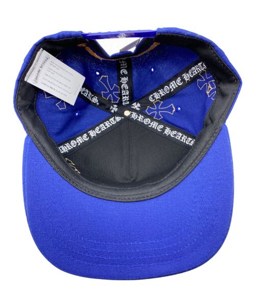 CHROME HEARTS（クロムハーツ）CHROME HEARTS (クロムハーツ) クロスパッチ トラッカーキャップ ブルー サイズ:ONE SIZE 未使用品の古着・服飾アイテム