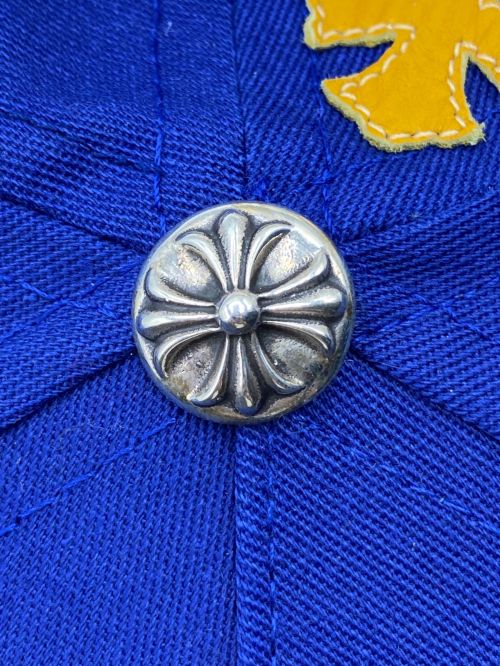 CHROME HEARTS（クロムハーツ）CHROME HEARTS (クロムハーツ) クロスパッチ トラッカーキャップ ブルー サイズ:ONE SIZE 未使用品の古着・服飾アイテム