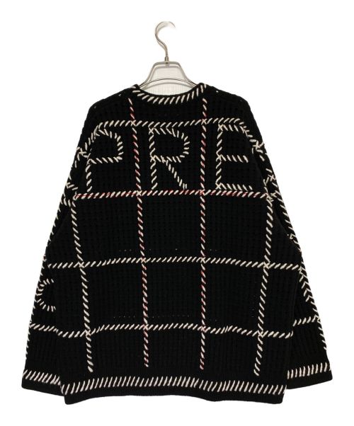 SUPREME（シュプリーム）SUPREME (シュプリーム) Quilt Stitch Sweater ブラック サイズ:Lの古着・服飾アイテム