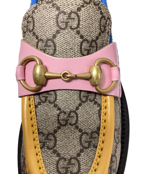 GUCCI（グッチ）GUCCI (グッチ) ホースビットGGキャンバス ローファー サイズ:35の古着・服飾アイテム