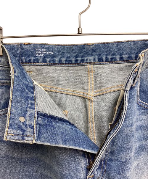 CELINE（セリーヌ）CELINE (セリーヌ) Washed Denim Pants（ウォッシュデニムパンツ） インディゴ サイズ:33の古着・服飾アイテム