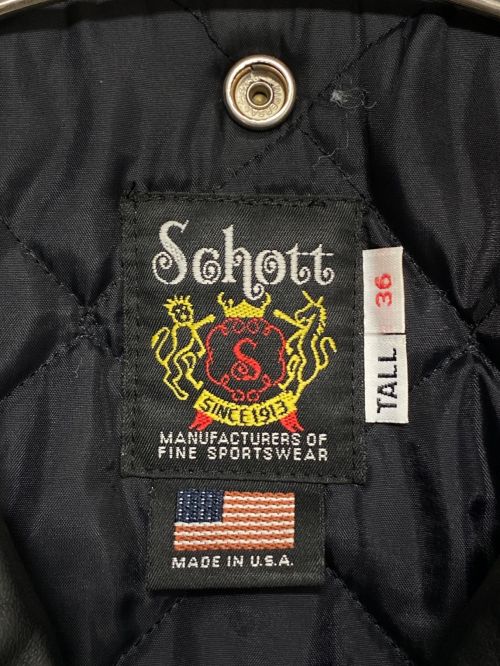 Schott（ショット）Schott (ショット) 613UST VINTAGE ONESTAR ブラック サイズ:36の古着・服飾アイテム