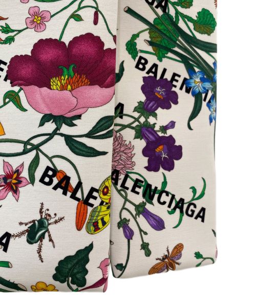 GUCCI（グッチ）GUCCI (グッチ) BALENCIAGA (バレンシアガ) The Hacker Project Flora skirt ホワイト サイズ:36の古着・服飾アイテム