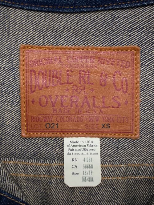 RRL（ダブルアールエル）RRL (ダブルアールエル) LIMITED EDITION 2nd DENIM JACKET インディゴ サイズ:XSの古着・服飾アイテム