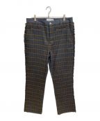 LOEWEロエベ）の古着「FISHERMAN CHECK PATCH JEAN」｜グレー