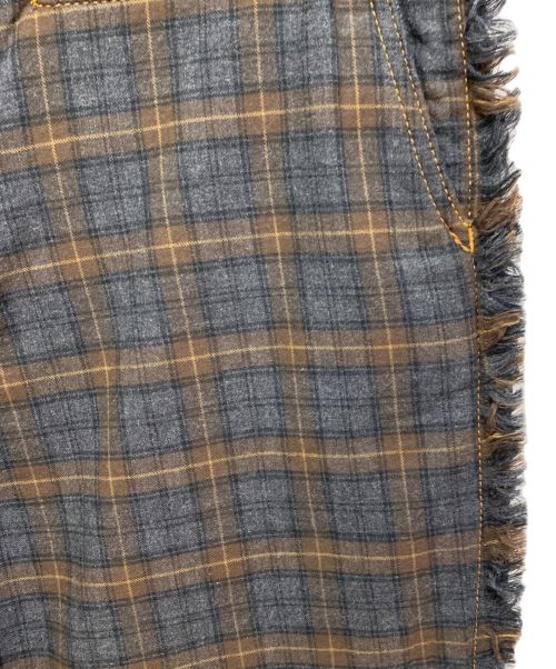 LOEWE（ロエベ）LOEWE (ロエベ) FISHERMAN CHECK PATCH JEAN グレー サイズ:52の古着・服飾アイテム