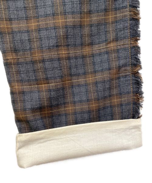 LOEWE（ロエベ）LOEWE (ロエベ) FISHERMAN CHECK PATCH JEAN グレー サイズ:52の古着・服飾アイテム