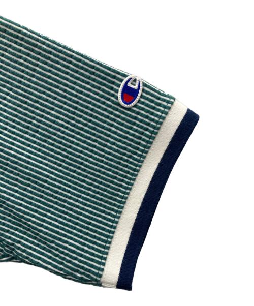 Champion（チャンピオン）Champion (チャンピオン) ポロシャツ グリーン サイズ:Mの古着・服飾アイテム