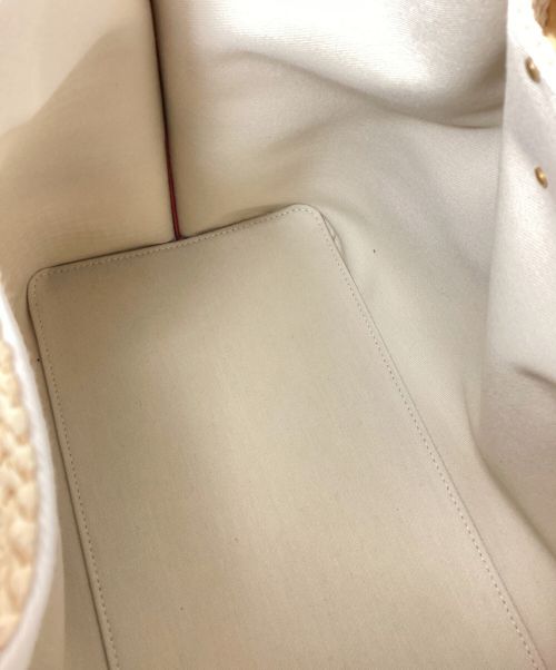 VALENTINO（ヴァレンティノ）VALENTINO (ヴァレンティノ) Vロゴカゴバッグ ベージュ サイズ:-の古着・服飾アイテム