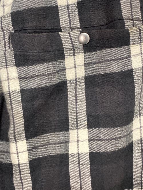 RICK OWENS（リックオウエンス）RICK OWENS (リックオウエンス) CHECK TRACK PANTS ホワイト×ブラック サイズ:46の古着・服飾アイテム