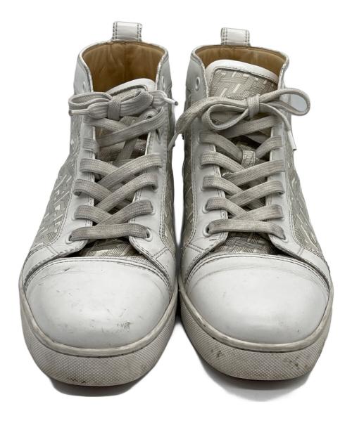 Christian Louboutin（クリスチャン・ルブタン）Christian Louboutin (クリスチャン・ルブタン) Christian Louboutin ハイカットスニーカー ホワイト サイズ:41の古着・服飾アイテム