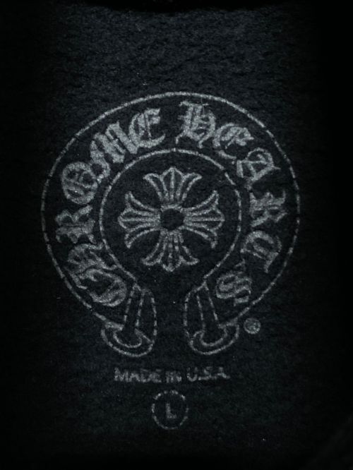 CHROME HEARTS（クロムハーツ）CHROME HEARTS (クロムハーツ) パーカー ブラック サイズ:Lの古着・服飾アイテム