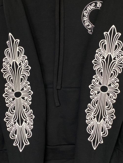 CHROME HEARTS（クロムハーツ）CHROME HEARTS (クロムハーツ) パーカー ブラック サイズ:Lの古着・服飾アイテム