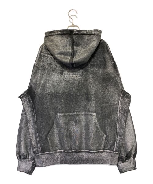 SUPREME（シュプリーム）SUPREME (シュプリーム) MM6 Maison Margiela (エムエムシックス メゾンマルジェラ) Foil Box Logo Hooded Sweatshirt ブラック サイズ:Lの古着・服飾アイテム