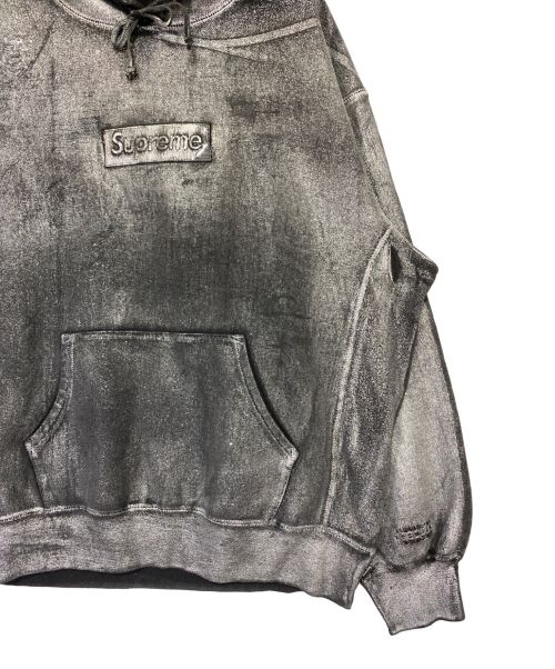SUPREME（シュプリーム）SUPREME (シュプリーム) MM6 Maison Margiela (エムエムシックス メゾンマルジェラ) Foil Box Logo Hooded Sweatshirt ブラック サイズ:Lの古着・服飾アイテム