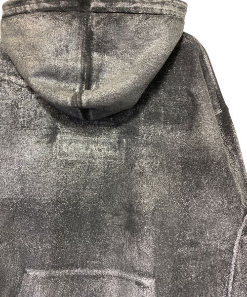 SUPREME（シュプリーム）SUPREME (シュプリーム) MM6 Maison Margiela (エムエムシックス メゾンマルジェラ) Foil Box Logo Hooded Sweatshirt ブラック サイズ:Lの古着・服飾アイテム