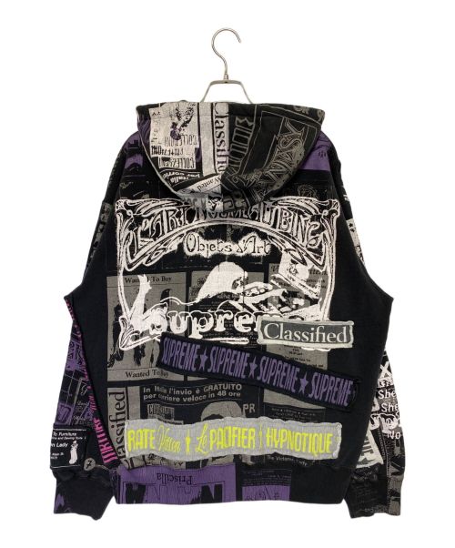 SUPREME（シュプリーム）SUPREME (シュプリーム) Collage Zip Up Hooded Sweatshirt ブラック サイズ:Lの古着・服飾アイテム