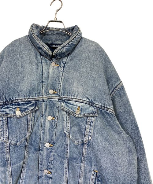 BALENCIAGA（バレンシアガ）BALENCIAGA (バレンシアガ) PADDING DENIM JACKET インディゴ サイズ:44の古着・服飾アイテム