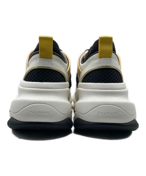 BALMAIN（バルマン）BALMAIN (バルマン) B BOLD LOW ブラック×ゴールド サイズ:41の古着・服飾アイテム