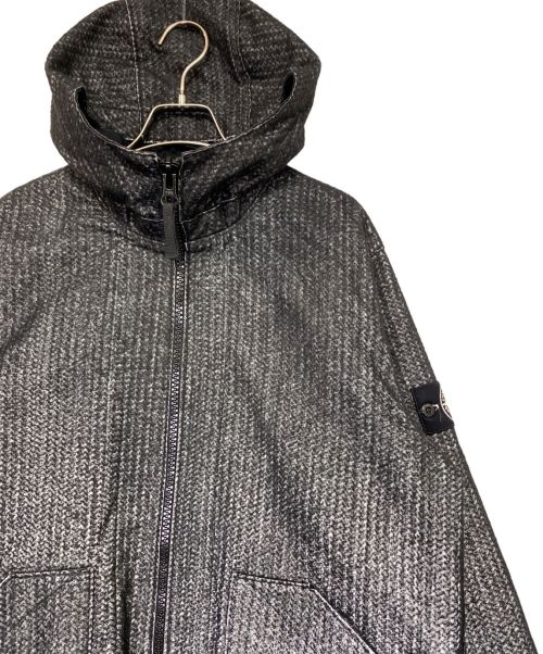 STONE ISLAND（ストーンアイランド）STONE ISLAND (ストーンアイランド) Needle Punched Reflective Jacket ブラック サイズ:Lの古着・服飾アイテム
