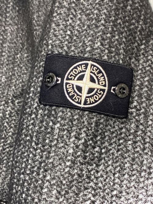 STONE ISLAND（ストーンアイランド）STONE ISLAND (ストーンアイランド) Needle Punched Reflective Jacket ブラック サイズ:Lの古着・服飾アイテム