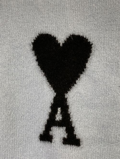 AMI Alexandre Mattiussi（アミアレクサンドルマテュッシ）AMI Alexandre Mattiussi (アミ アレクサンドル マテュッシ) ニット スカイブルー サイズ:XSの古着・服飾アイテム