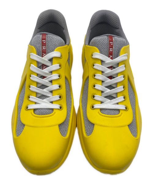 PRADA SPORTS（プラダスポーツ）PRADA SPORTS (プラダスポーツ) アメリカズカップソフトスニーカー イエロー サイズ:44の古着・服飾アイテム