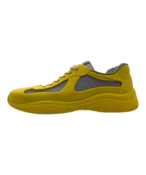 PRADA SPORTS（プラダスポーツ）PRADA SPORTS (プラダスポーツ) アメリカズカップソフトスニーカー イエロー サイズ:44の古着・服飾アイテム