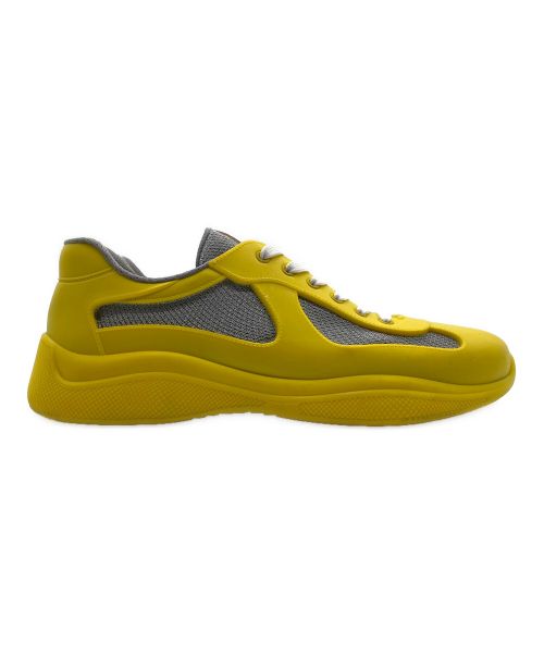 PRADA SPORTS（プラダスポーツ）PRADA SPORTS (プラダスポーツ) アメリカズカップソフトスニーカー イエロー サイズ:44の古着・服飾アイテム