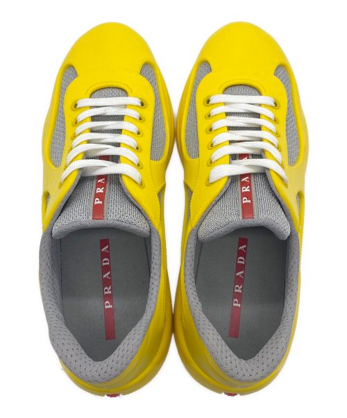 PRADA SPORTS（プラダスポーツ）PRADA SPORTS (プラダスポーツ) アメリカズカップソフトスニーカー イエロー サイズ:44の古着・服飾アイテム