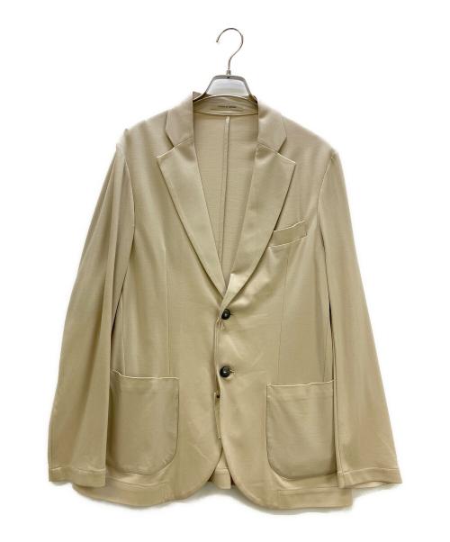 giab’s ARCHIVIO（ジャブス アルキヴィオ）giab’s ARCHIVIO (ジャブス アルキヴィオ) Techno French Twill 2B Jacket ベージュ サイズ:48の古着・服飾アイテム