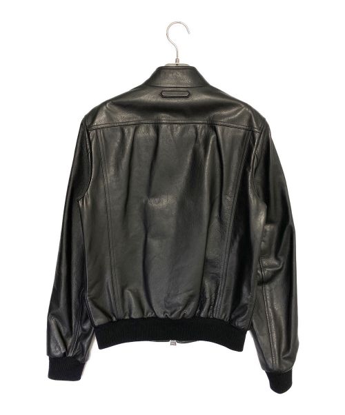 TOM FORD（トムフォード）TOM FORD (トムフォード) シングルライダースジャケット ブラック サイズ:46の古着・服飾アイテム