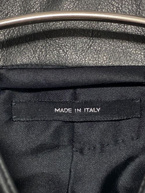 TOM FORD（トムフォード）TOM FORD (トムフォード) シングルライダースジャケット ブラック サイズ:46の古着・服飾アイテム