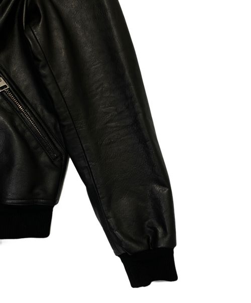 TOM FORD（トムフォード）TOM FORD (トムフォード) シングルライダースジャケット ブラック サイズ:46の古着・服飾アイテム