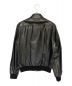 TOM FORD (トムフォード) シングルライダースジャケット ブラック サイズ:46：180000円
