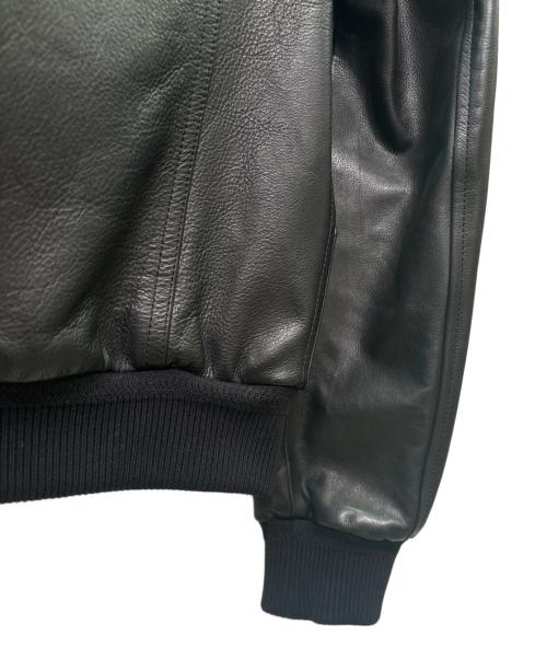 TOM FORD（トムフォード）TOM FORD (トムフォード) ショートシングルバイカージャケット ブラック サイズ:46の古着・服飾アイテム