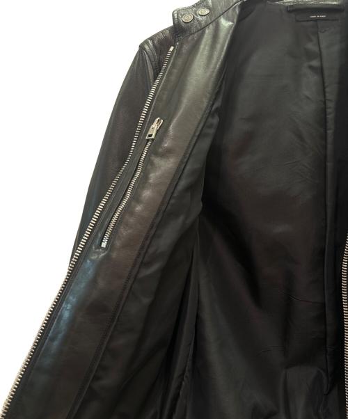 TOM FORD（トムフォード）TOM FORD (トムフォード) ショートシングルバイカージャケット ブラック サイズ:46の古着・服飾アイテム