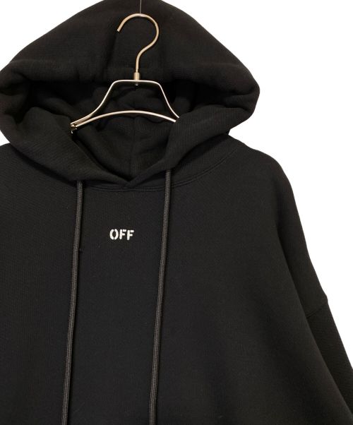 OFFWHITE（オフホワイト）OFFWHITE (オフホワイト) プルオーバーパーカー ブラック サイズ:Sの古着・服飾アイテム