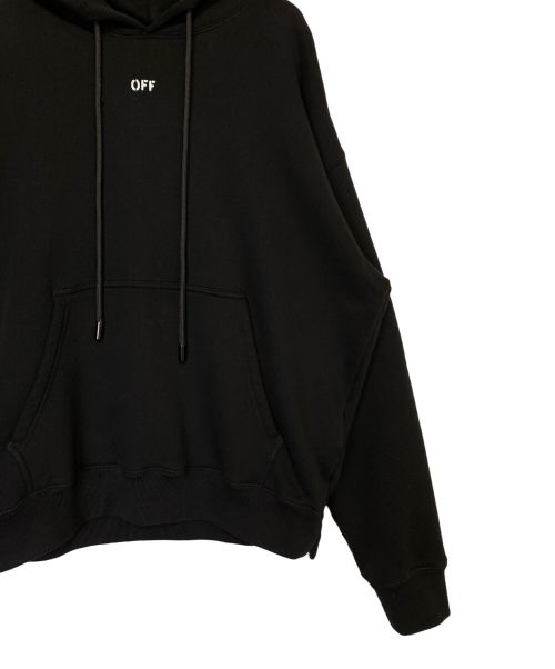 OFFWHITE（オフホワイト）OFFWHITE (オフホワイト) プルオーバーパーカー ブラック サイズ:Sの古着・服飾アイテム